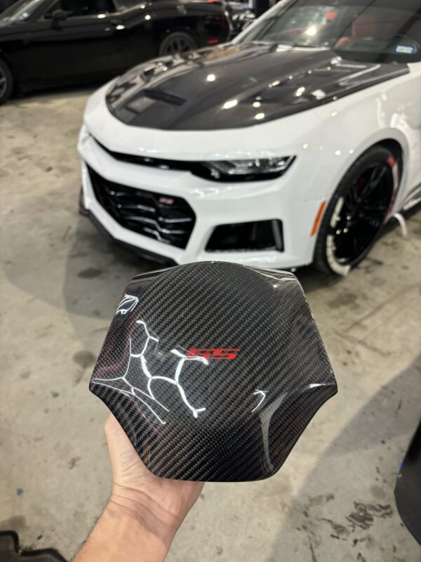 CAMARO 2016-2023 REAL carbon fiber airbag cover. Made to Order.