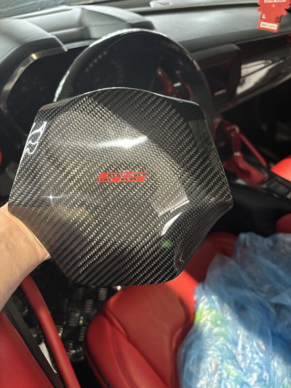 CAMARO 2016-2023 REAL carbon fiber airbag cover. Made to Order. - Image 2