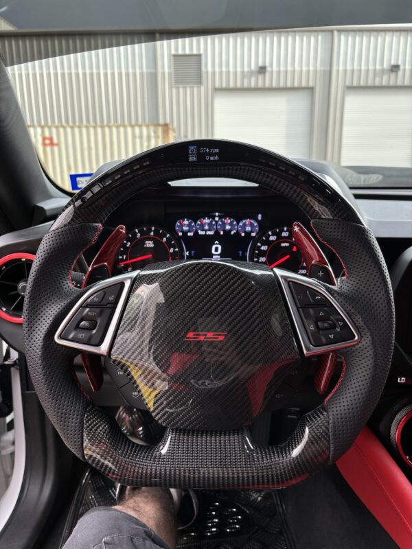 CAMARO 2016-2023 REAL carbon fiber airbag cover. Made to Order. - Image 3