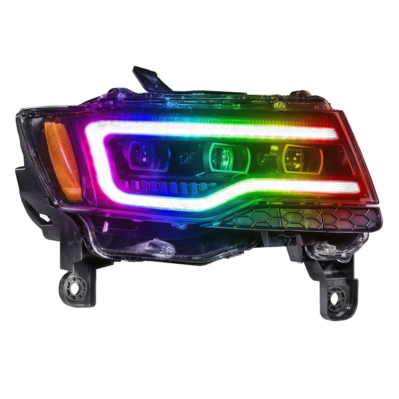 JEEP GRAND CHEROKEE: MULTICOLOR BUILT MORIMOTO XB HEADLIGHTS (2014-2021)