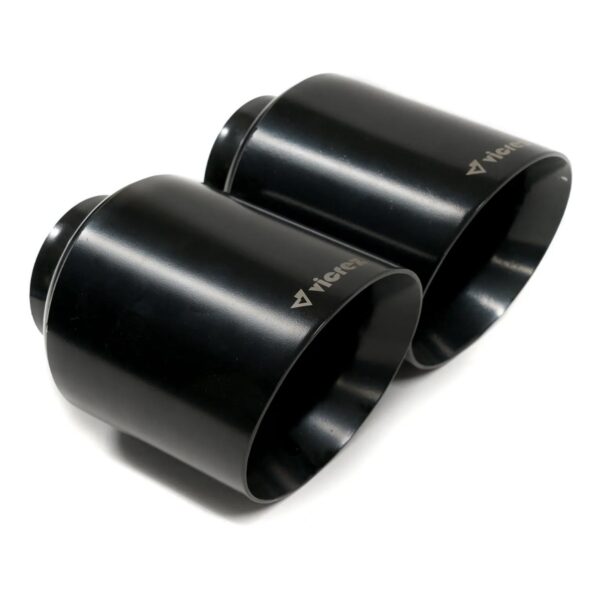 5" inch Tips Set of Two Black Vicrez Charger BOLT ON