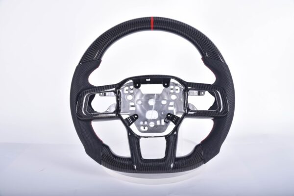 Mustang Carbon Led Steering Wheel - Custom Order 2024 - Image 2