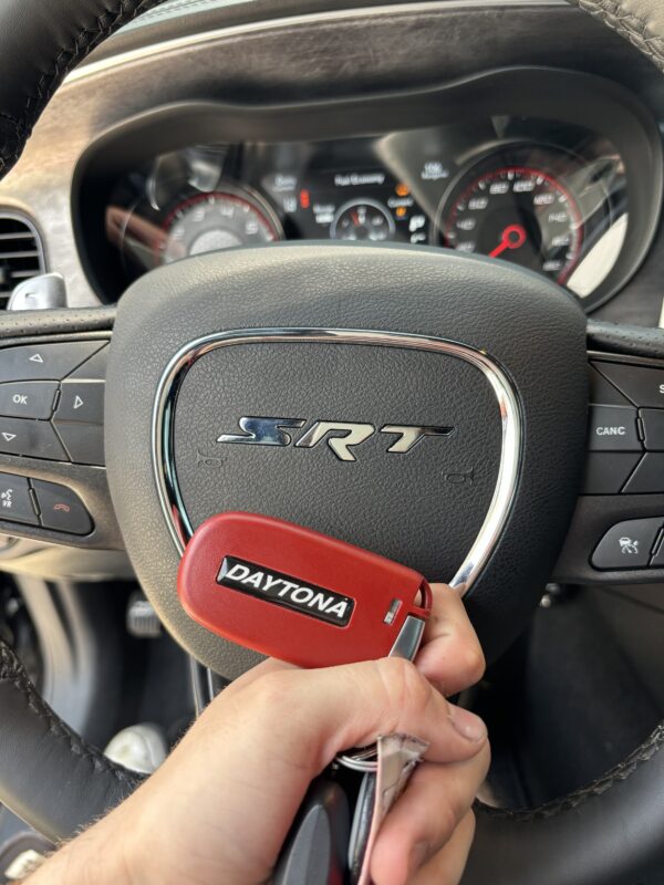 SRT CHROME BLACK PLASTIC AIR BAG COVER style - Image 2