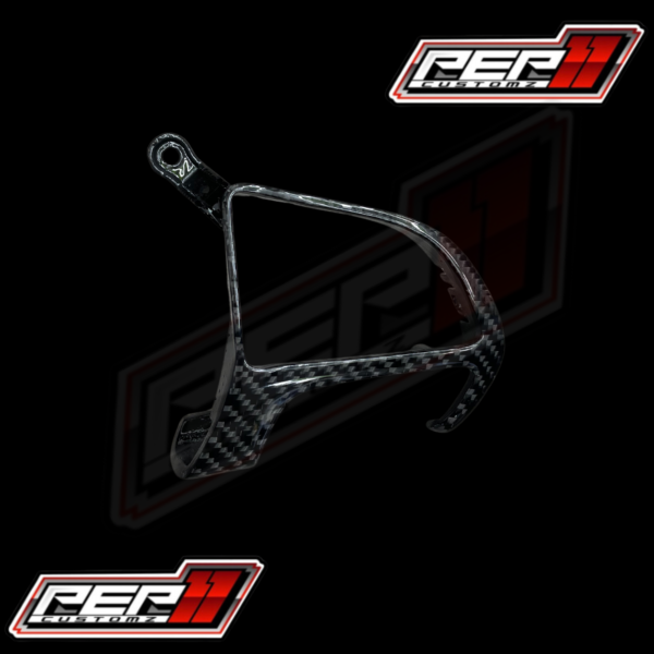 2015+ Dodge Charger , Challenger , Durango Steering Wheel Carbon Fiber Button Trim Inserts - Image 2