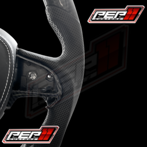2015+ Dodge Charger , Challenger , Durango Steering Wheel Carbon Fiber Button Trim Inserts