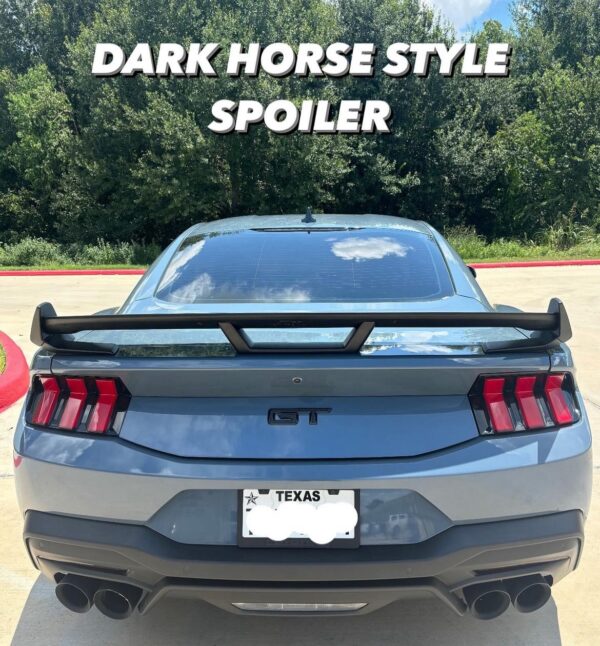 Mustang Dark Horse Style Spoiler 2024+ Gloss Black - Image 4
