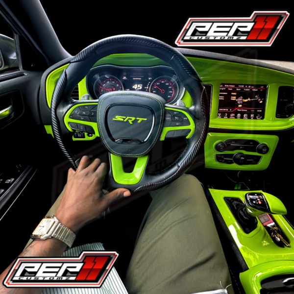 Charger Interior FULL KIT – Dash, Radio, Shifter, Shifter Section, Steer Wheel Inserts / Cover