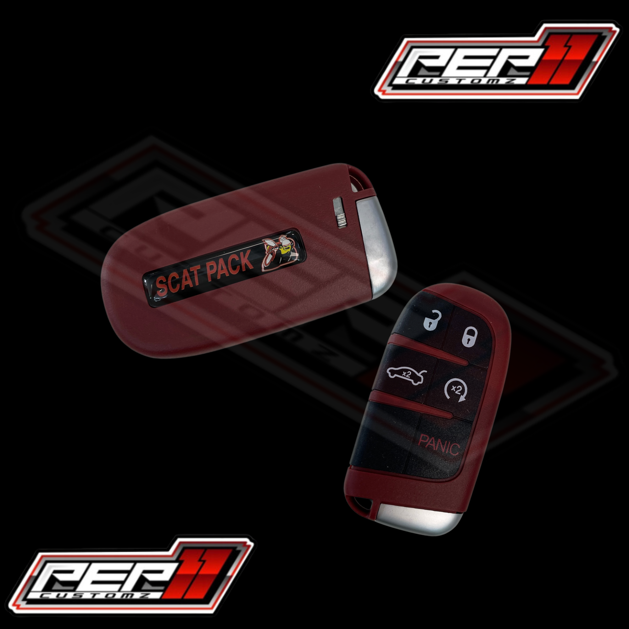 RED KEY Fob - “SCATPACK” style - Image 3
