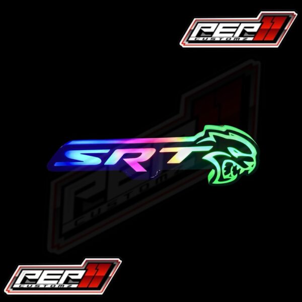 SRT Hellcat LED RGB Emblem logo