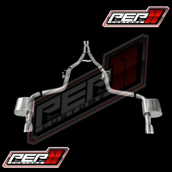 Corsa Performance Xtreme Valved Cat-Back Exhaust with Tips - Charger 6.2 L Hellcat 15-23 /