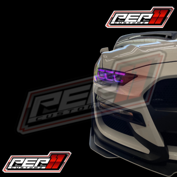 Mustang 2018 + S650 Style RBG Preassembled Headlight assembly - Image 4