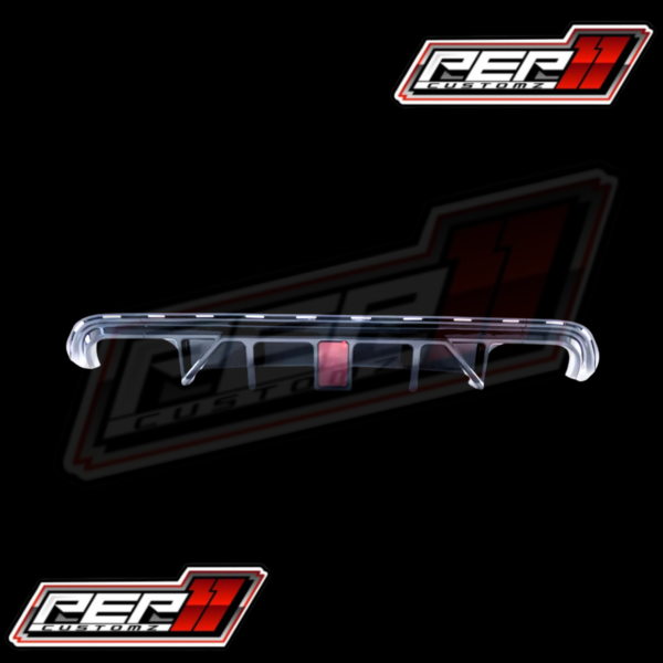 Jeep Grand Cherokee Trackhawk / SRT 2014-22 Diffuser with LED Brake Light for - Quad Tip H Shaped Exhaust - Image 6