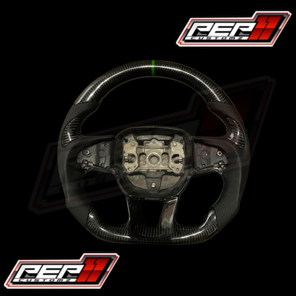 Carbon + Green Accents No LED