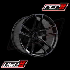 Durango/Jeep Grand Cherokee Widebody Hellcat Style Rims Matte 20"x11", -6 Offset, 5x127 Bolt Pattern