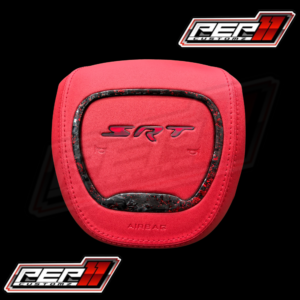 LED ‘SRT’ RGB/FLOW RED LEATHER / FORGED W RED FLAKES