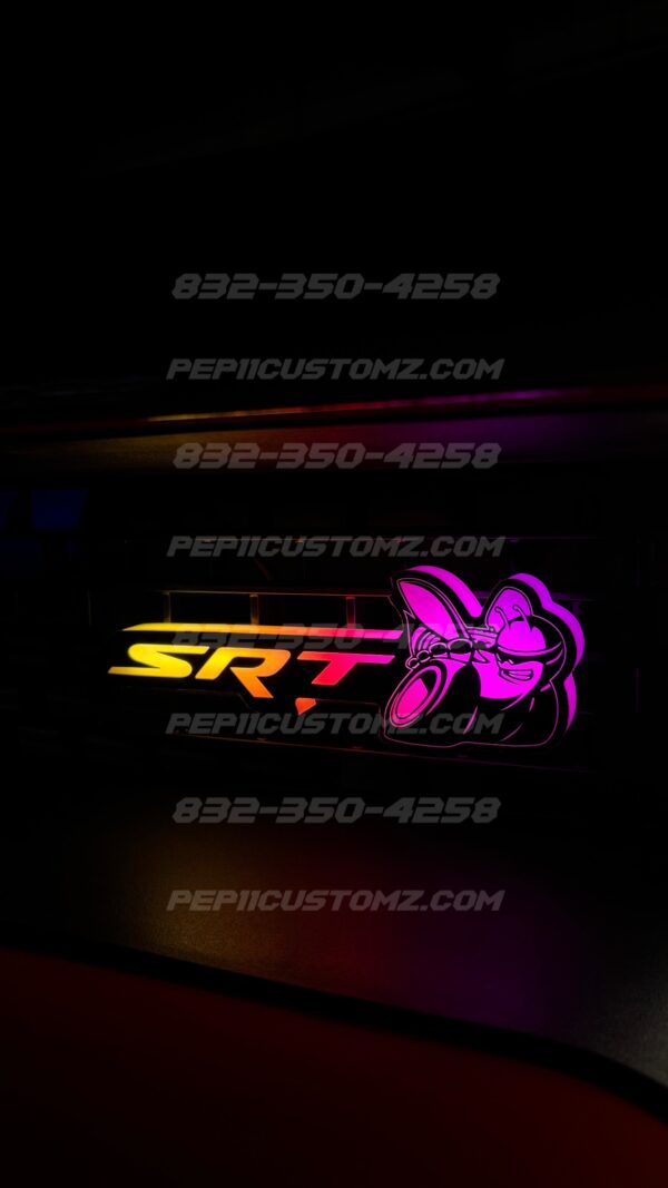 SRT SCAT BEE LED Emblem RGB and Flow patterns