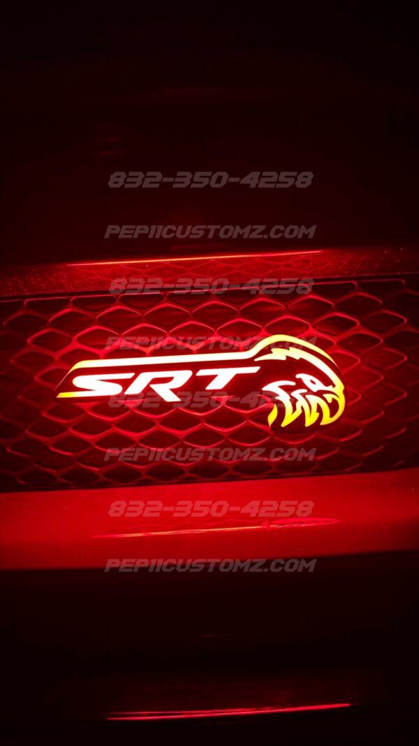SRT TRACKHAWK LED Emblem RGB and Flow pattern - Image 3
