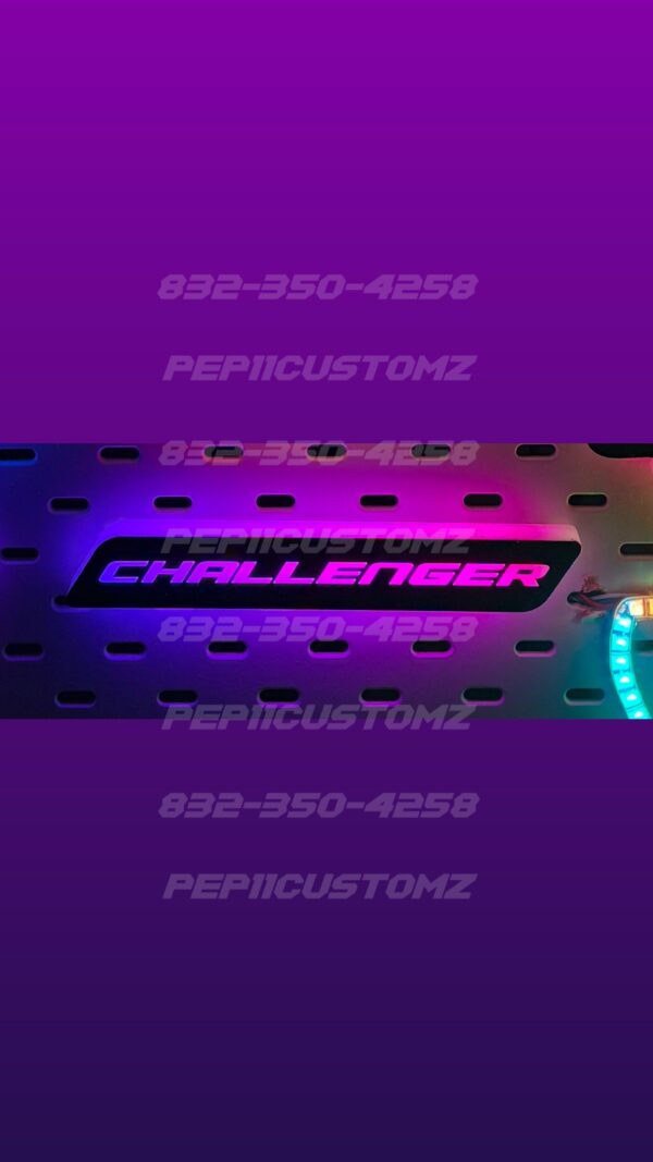Challenger LED Emblem RGB and Flow patterns