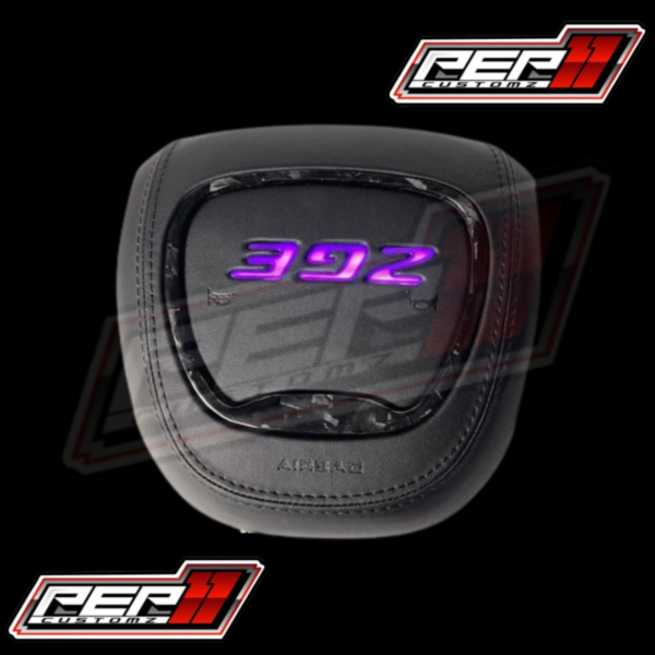 LED ‘392’ RGB/FLOW Airbag Cover / Light up Forged Carbon Ring - Image 2