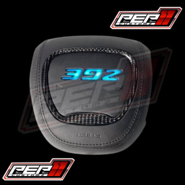 LED ‘392’ RGB/FLOW Airbag Cover / Light up Carbon Ring