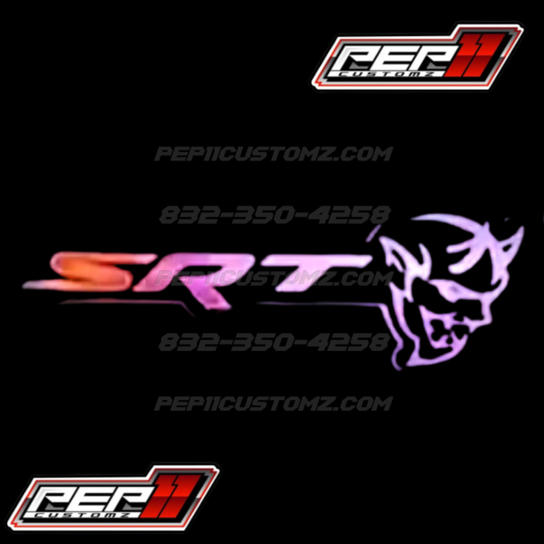 SRT DEMON LED Emblem RGB and Flow patterns - Image 2