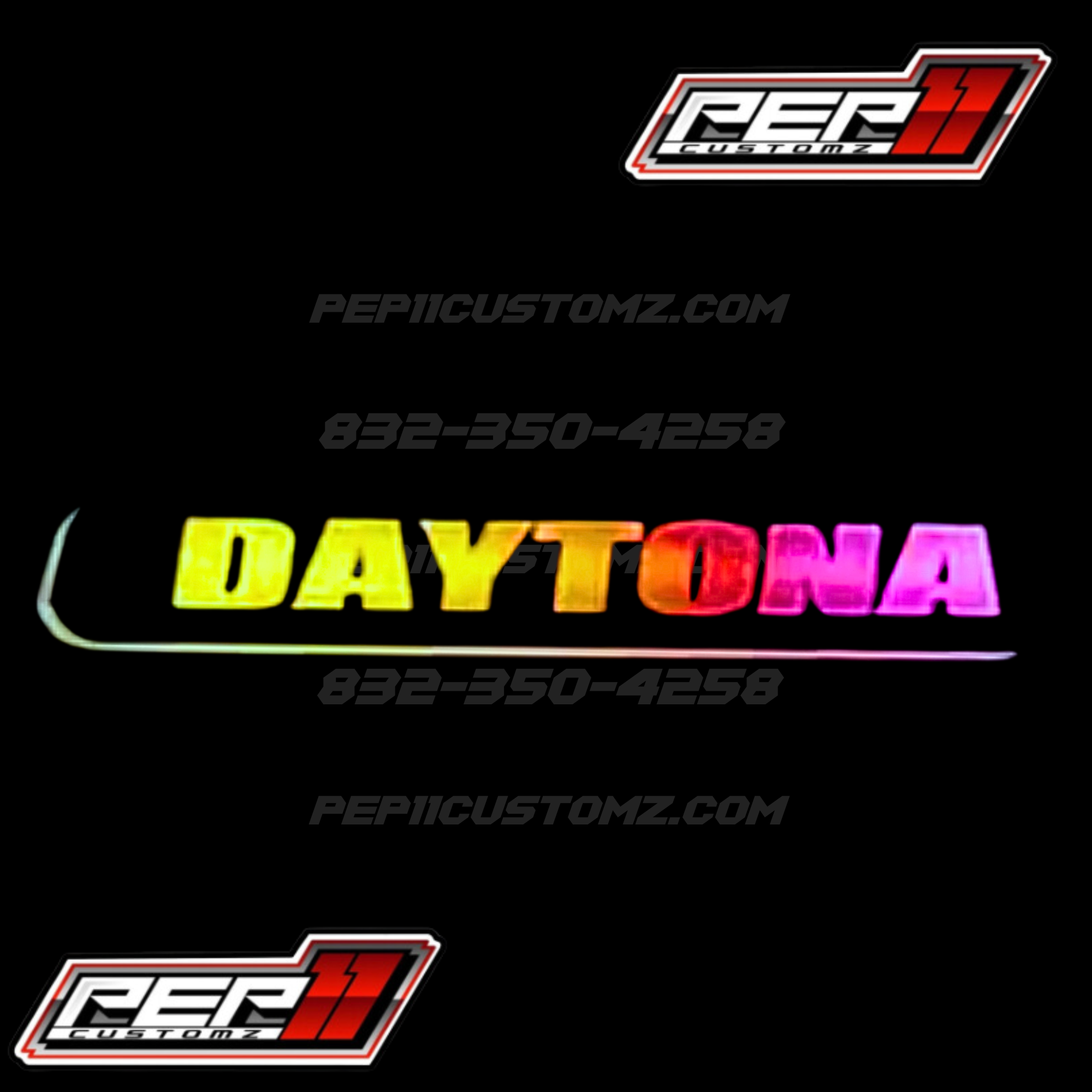Daytona LED Emblem RGB and Flow patterns - Image 2