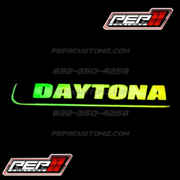 Daytona LED Emblem RGB and Flow patterns