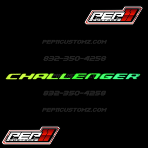 Challenger LED Emblem RGB and Flow patterns