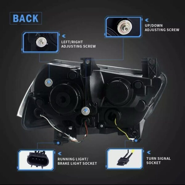 Charger 2011-14 WHITE Prebuilt Headlights - Image 2