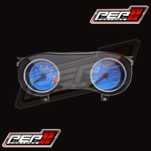 Dodge Charger Daytona Edition Gauge Face; 180 MPH; Blue