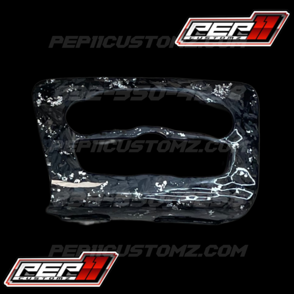 Charger Forged Carbon Fiber Dash Cover Set With White Flakes - Image 4
