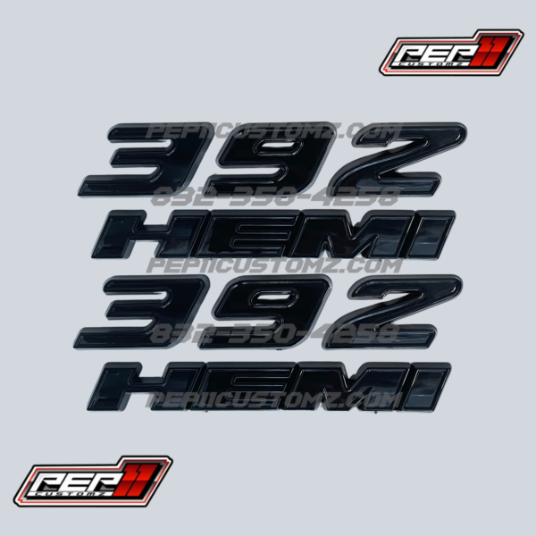 392 Hemi Black emblems - Image 2