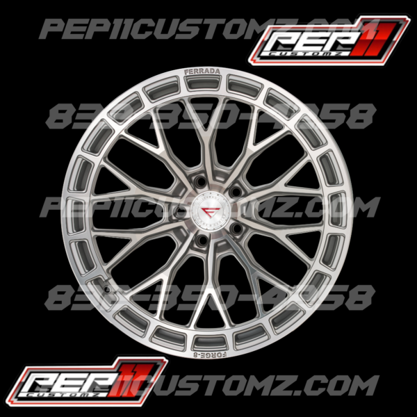 Ferrada FR12 Rims 20"x11" Widebody Rims Machine Silver Set of 4 - Image 4