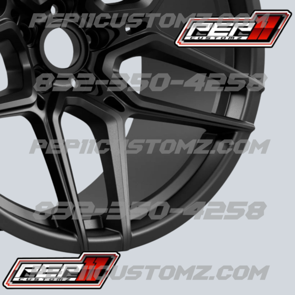 STAR VXC MATTE BLACK WHEEL (20"X11", -2.5 OFFSET, 5x115 BOLT PATTERN, 71.6 MM HUB) - Image 3