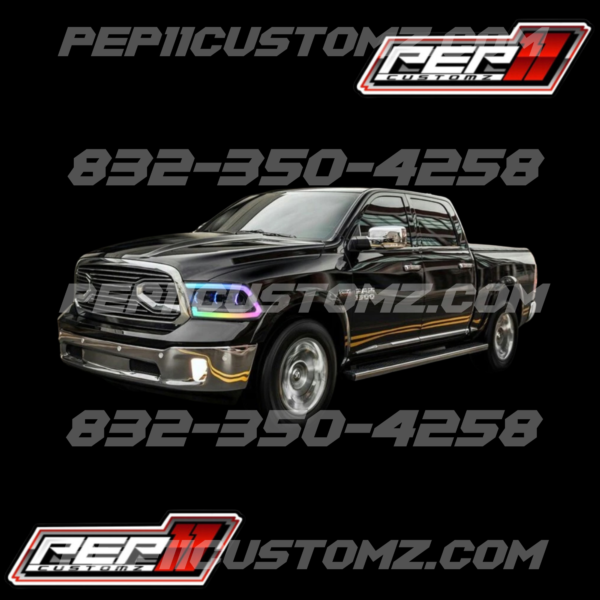 RAM 1500 2009-2018 RGB LED HEADLIGHTS - Image 4