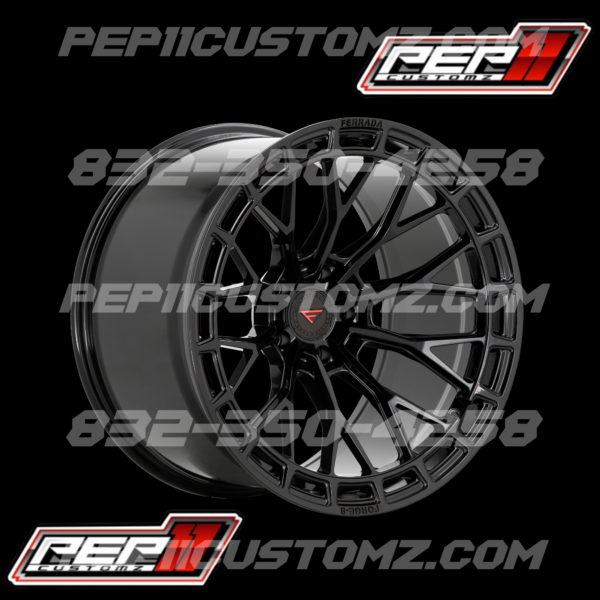 Ferrada FR12 Rims 20"x11" Widebody Rims Obsidian Black Set of 4 - Image 4
