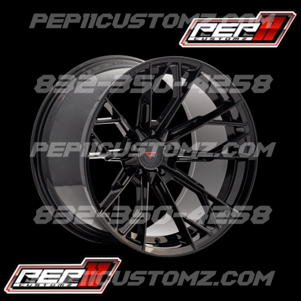 Ferrada FR11 Rims 20"x11" Widebody Rims Obsidian Black Set of 4 - Image 3