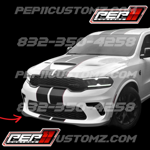 Durango Hellcat Style Front Bumper Lip Extension
