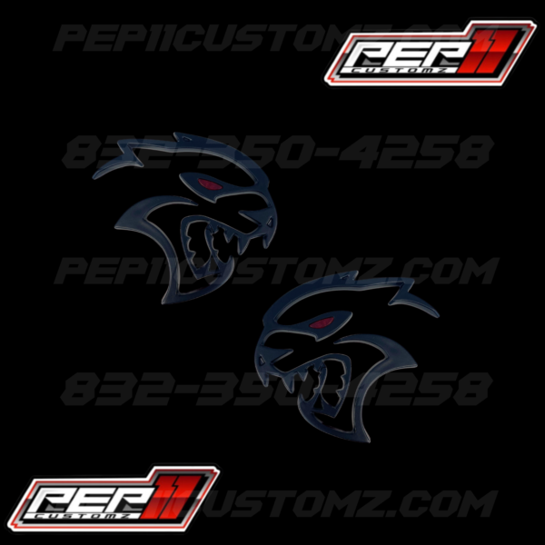 Black Hellcat RedEye Emblems