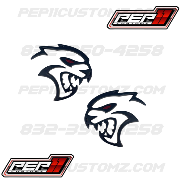 Black Hellcat RedEye Emblems - Image 2