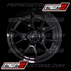 RIMS GLOSS BLACK SET OF 4 - 20" X 11"