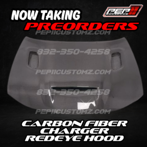 Charger Carbon Fiber Redeye Hood 15+ *WE DO NOT OFFER SHIPPING FOR HOODS OR BUMPERS*