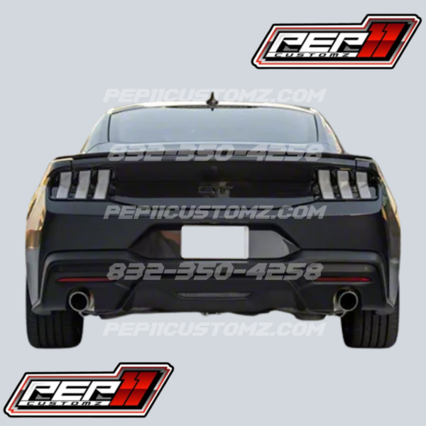 2024-2025 Mustang Rear Smoked Clear Tail Lights - Image 3