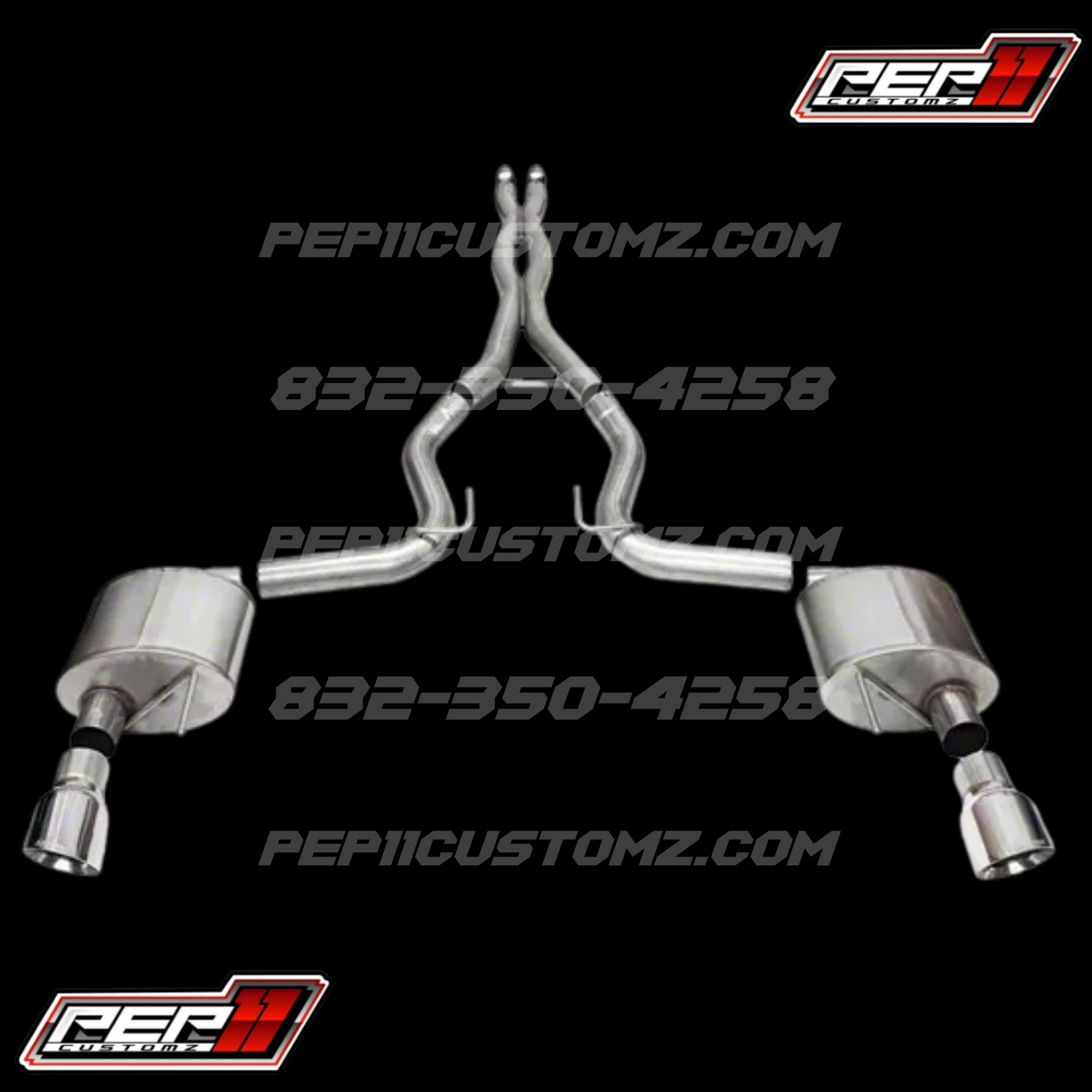 Corsa Performance Xtreme Cat-Back Exhaust with Polished Tips 24-25 Mustang GT Fastback w/o Active Exhaust