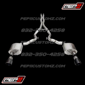 Corsa Performance Xtreme Cat-Back Exhaust with Black Tips 24-25 Mustang GT Convertible w/o Active Exhaust /