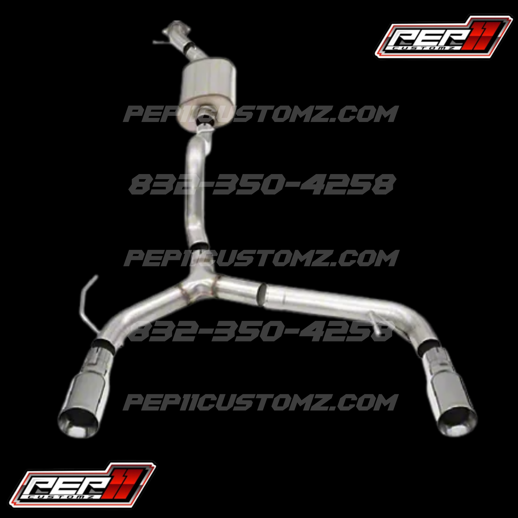 Corsa Performance Xtreme Cat-Back Exhaust with Polished Tips 24-25 Mustang GT Convertible w/o Active Exhaust / Item 438452
