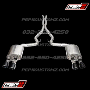 Corsa Performance Xtreme Valved Cat-Back Exhaust with Pro-Series Black Tips MUSTANG Dark Horse 2024-25 /
