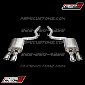 Corsa Performance Sport Valved Cat-Back Exhaust with Pro-Series Polished Tips MUSTANG Dark Horse 2024-25