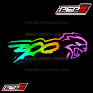 300 HELLCAT LED Emblem RGB and Flow Patterns