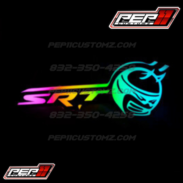 SRT HORNED BEE LED Emblem RGB and Flow patterns